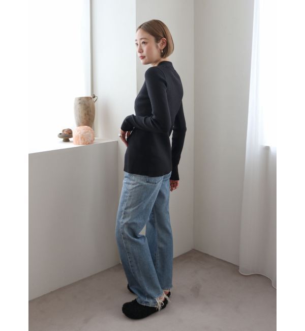 Ungrid「ヴィンテージルーズストレートデニム」|デニム|