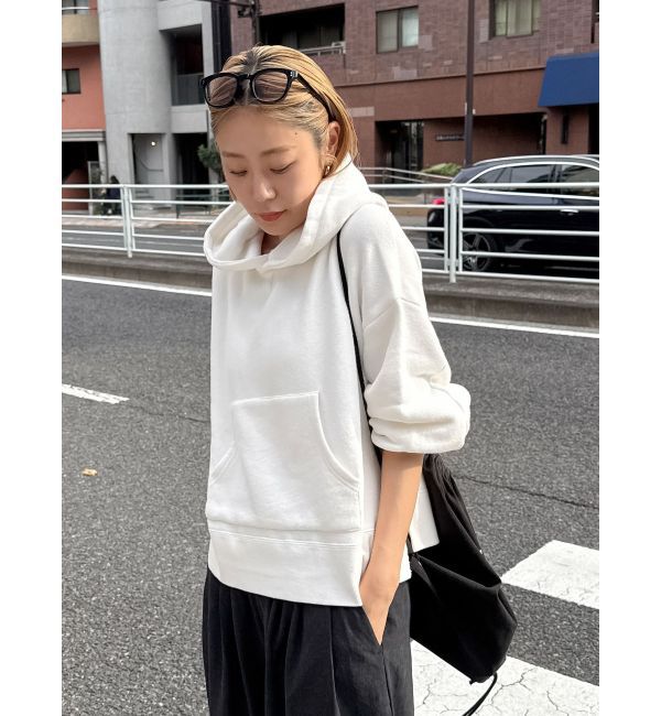 Ungrid「スリットワイドパーカー」|パーカー|モカ