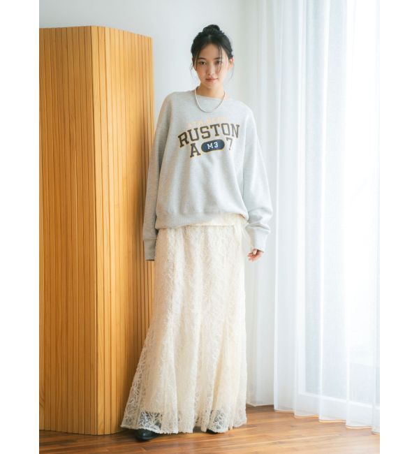 Ungrid「ルーズシルエットロゴスウェット」|スウェット・ジャージ|
