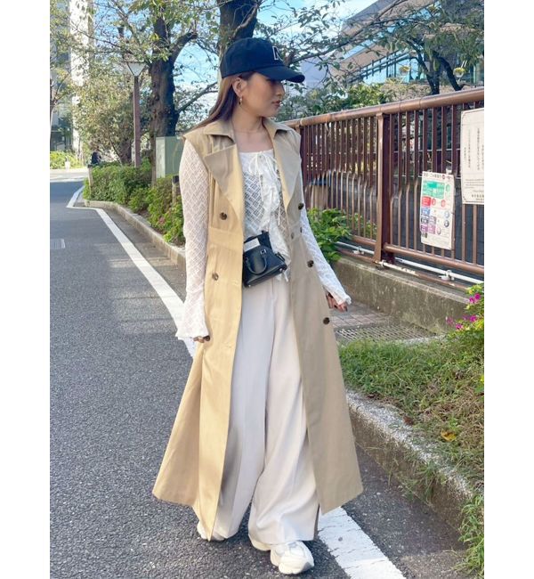 LAGUNAMOON「マルチWAYダブルカラートレンチコート」|トレンチコート|