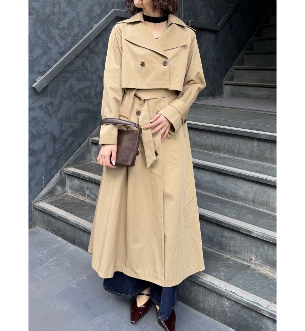 LAGUNAMOON「マルチWAYダブルカラートレンチコート」|トレンチコート|