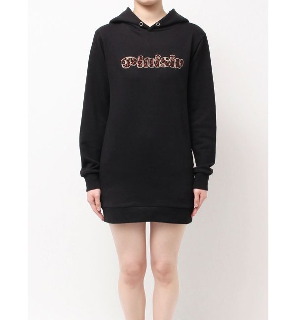 GYDA「Plaisir leopardパーカーワンピース」|ワンピース|