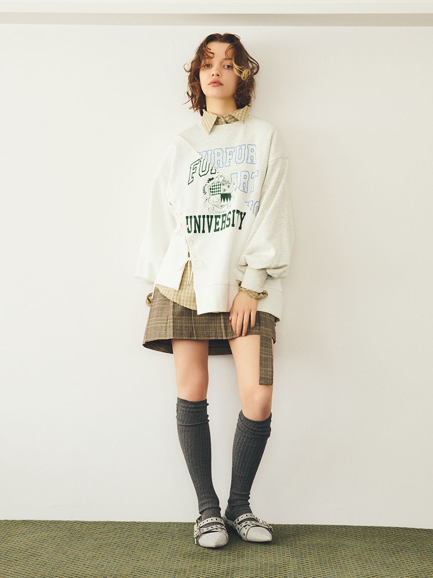 FURFUR「クロスストラップアイレットシューズ」|サンダル|