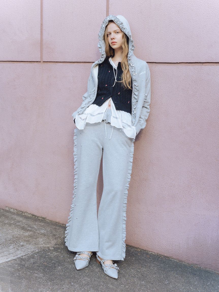 FURFUR「クロスストラップアイレットシューズ」|サンダル|