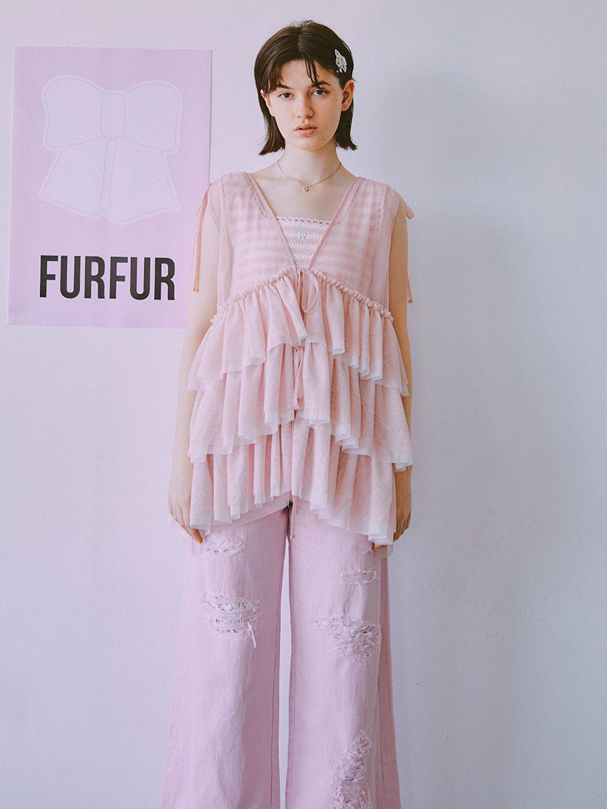 FURFUR「リボンネックレス」|ネックレス|