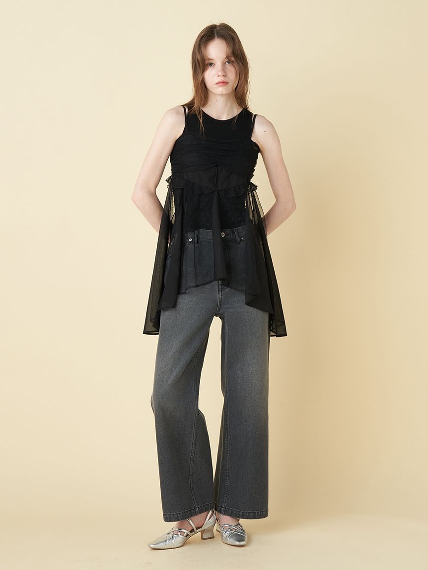 FURFUR「タンクトップSETシアーキャミソール」|キャミソール|