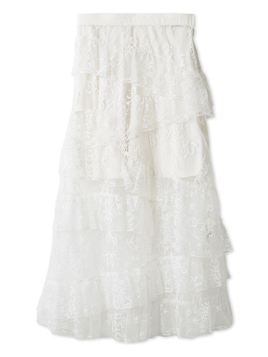 FURFUR「ティアードレーススカート」|スカート|