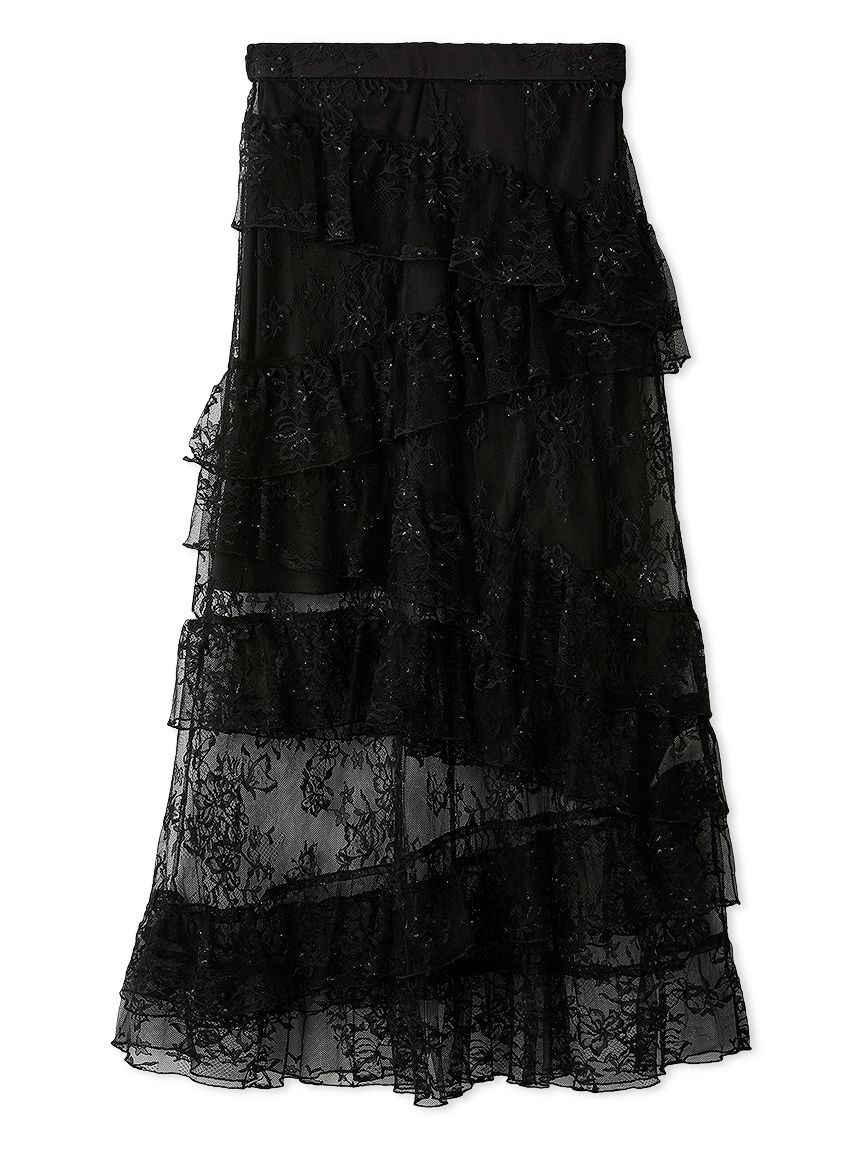 FURFUR「ティアードレーススカート」|スカート|