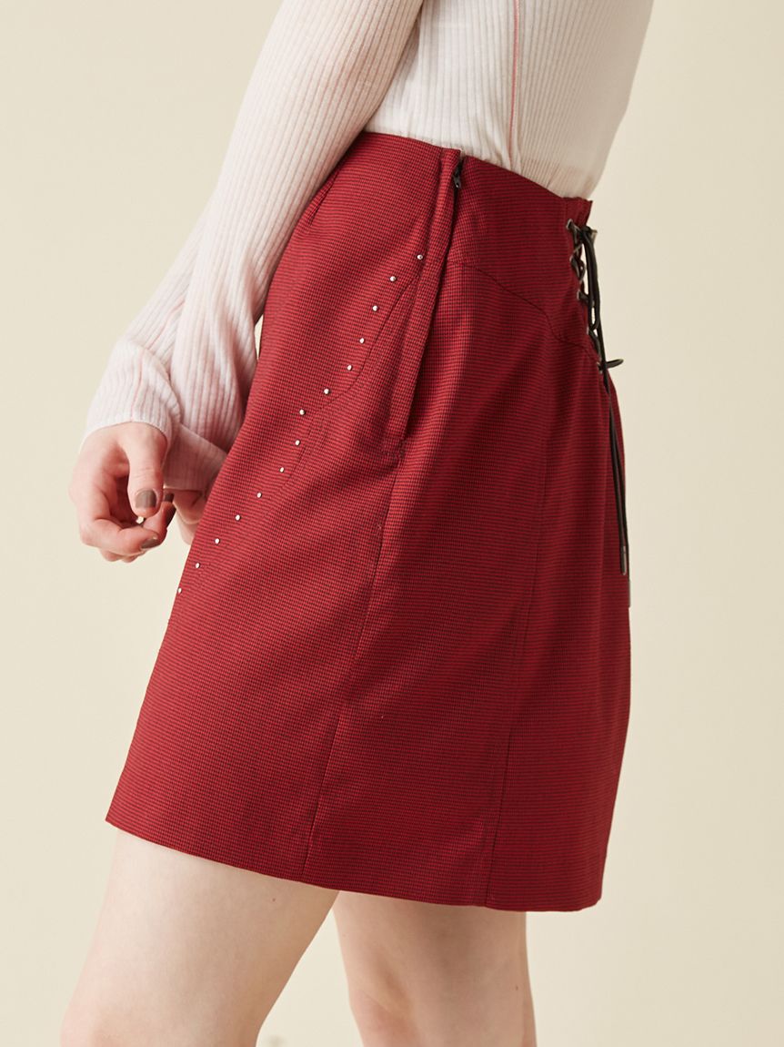 FURFUR「スタッズデザインミニスカート」|スカート|