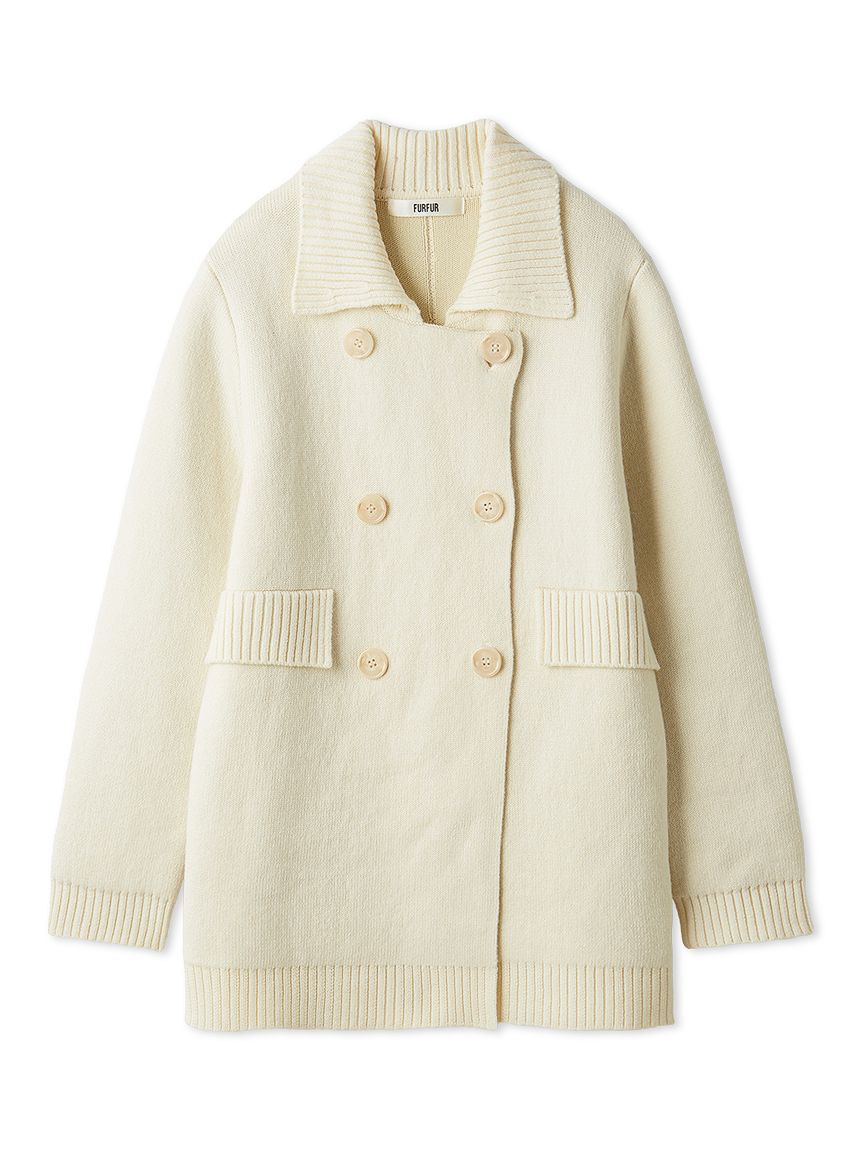 FURFUR「2WAYニットPコート」|ピーコート|