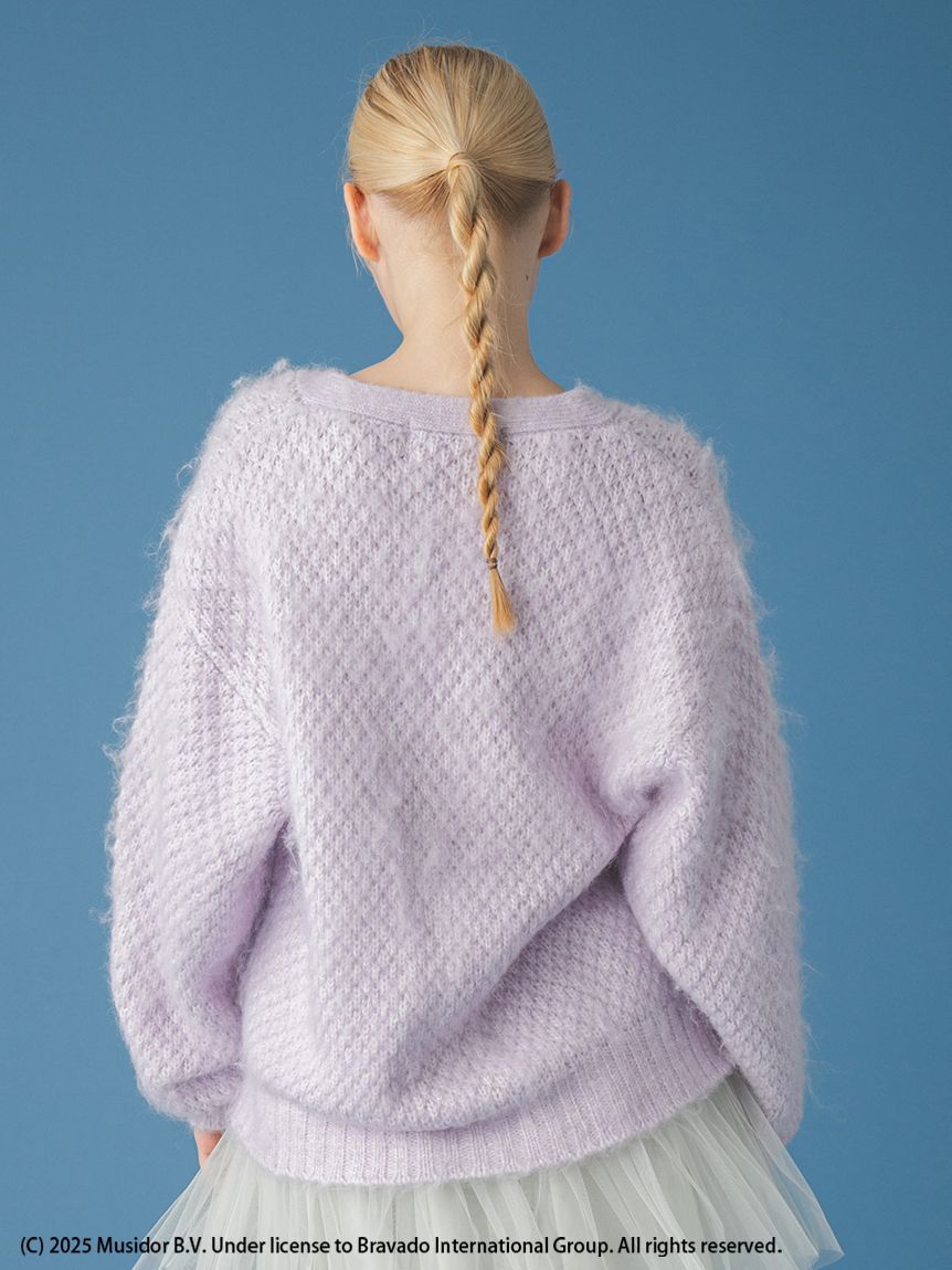 FURFUR「【ローリング・ストーンズ】刺繍カーディガン」|カーディガン|