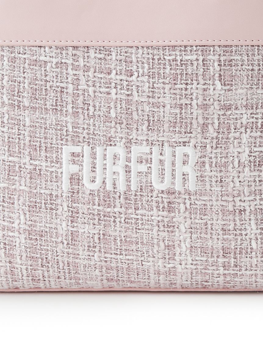 FURFUR「【限定カラー】ツイードロゴトートバッグ」|トートバッグ|