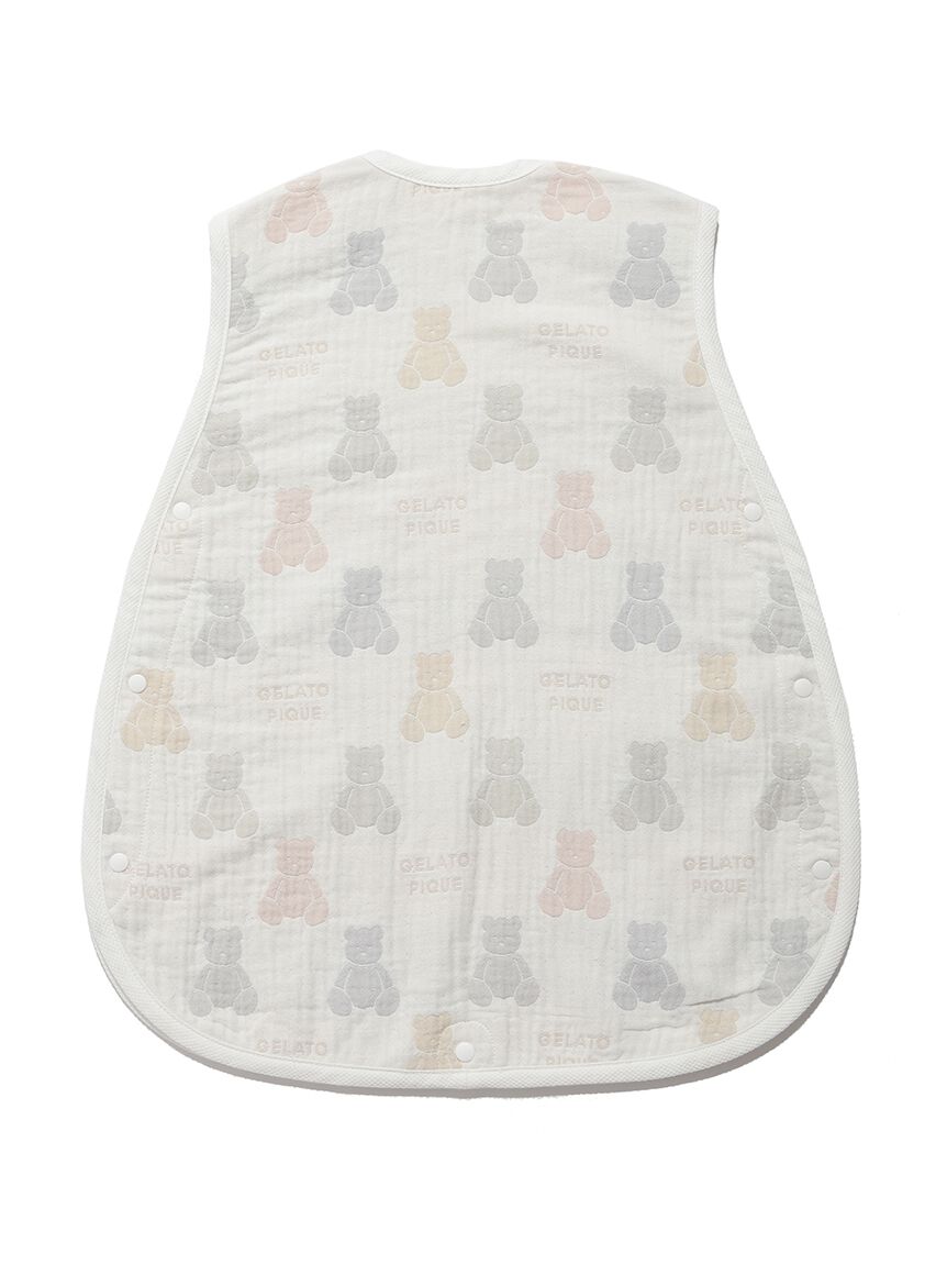 GELATO PIQUE KIDS & BABY「【BABY】ベア３重ガーゼスリーパー」|スタイ|