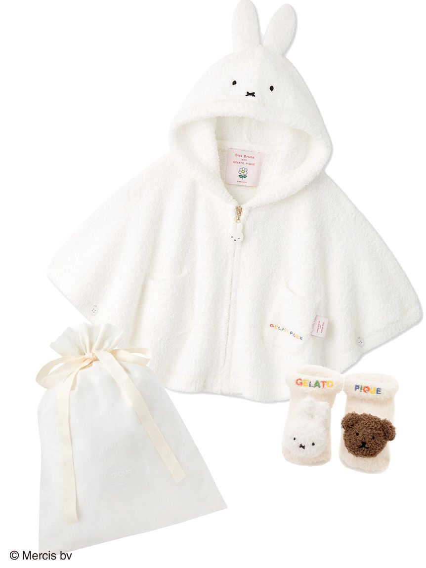 GELATO PIQUE KIDS & BABY「【ラッピング済み】【Dick Bruna】【BABY】ベビモコポンチョ＆ソックスセット」|その他ベビー用品|OWHT