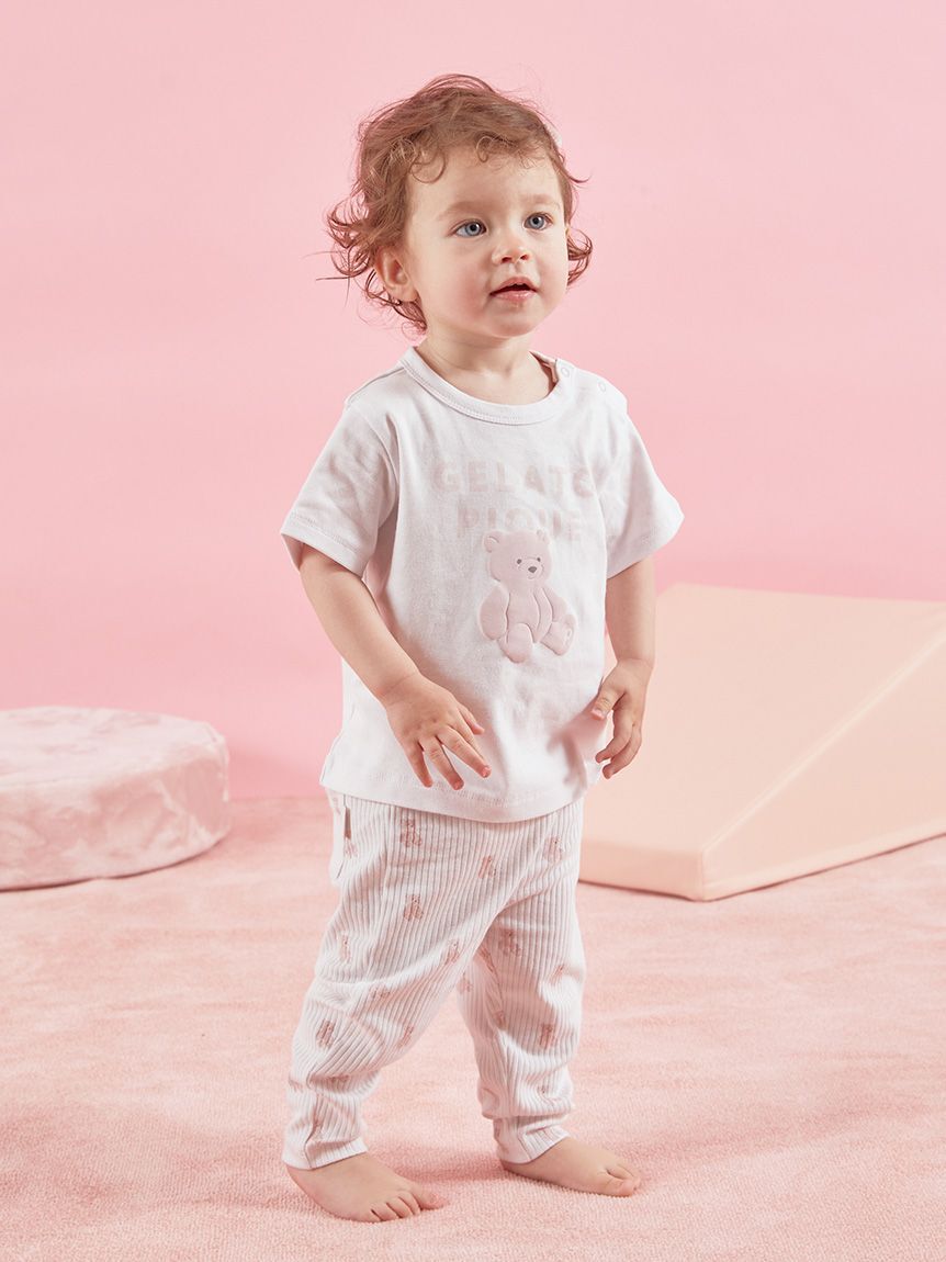 GELATO PIQUE KIDS & BABY「【BABY】ぬいぐるみワンポイントTシャツ」|その他ベビーウェア|