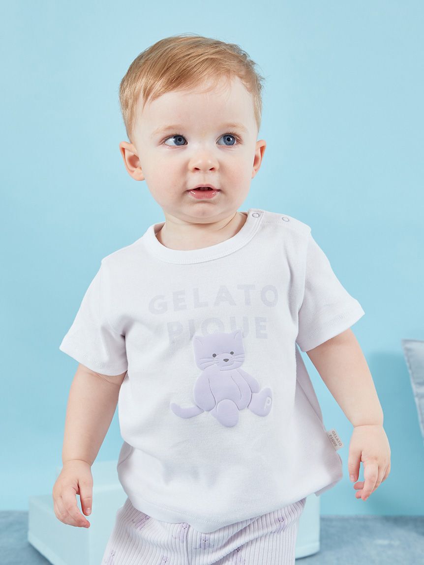 GELATO PIQUE KIDS & BABY「【BABY】ぬいぐるみワンポイントTシャツ」|その他ベビーウェア|LAV