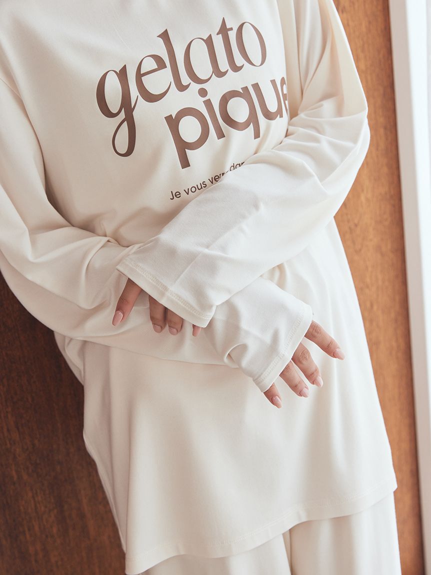 gelato pique「レーヨンロゴロンT」|ルームウェア|