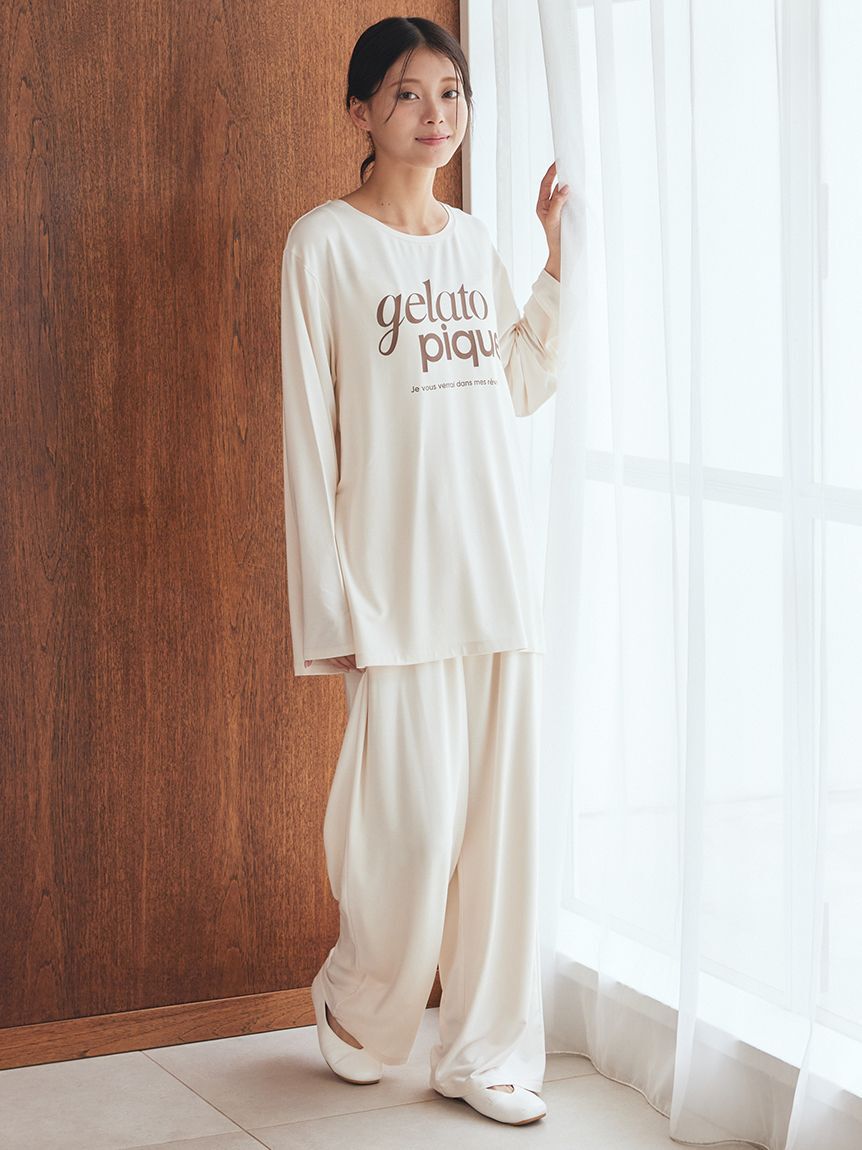 gelato pique「レーヨンロゴロンT」|ルームウェア|