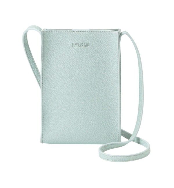 MACKINTOSH PHILOSOPHY「スマホショルダーポーチ」|ショルダー・メッセンジャー|ライトブルー