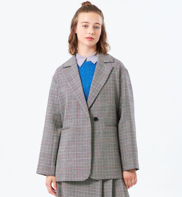 MACKINTOSH PHILOSOPHY「【Tifty（ティフティ）】 チェックツイード」|その他|グレー