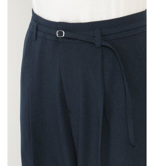 IKKA LOUNGE「リネンライクセミワイドパンツ」|その他|