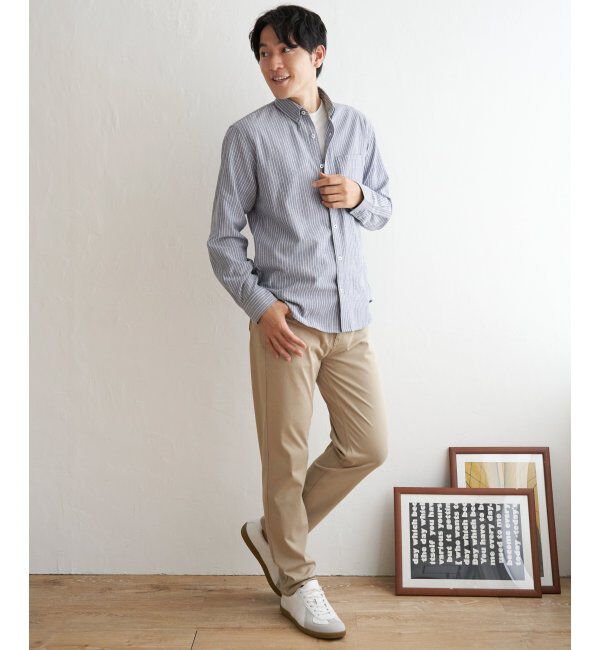 ikka「【吸水速乾】イージーケアオックスボタンダウンシャツ」|シャツ・ブラウス|