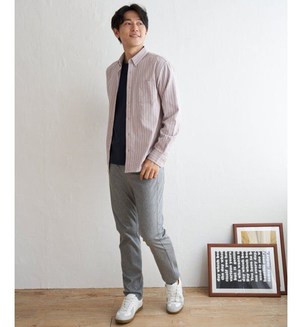 ikka「【吸水速乾】イージーケアオックスボタンダウンシャツ」|シャツ・ブラウス|