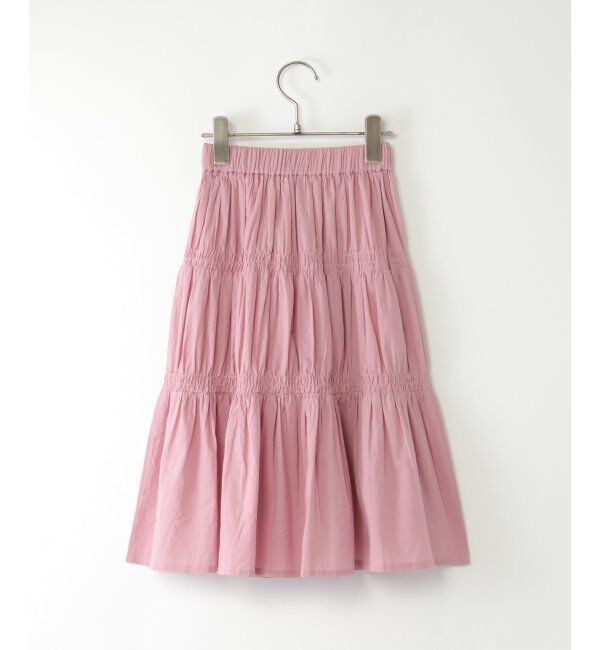 ikka kids「コットンティアードスカート（120~160cm）」|スカート|