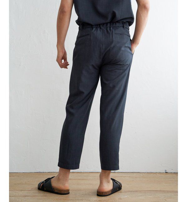 ikka「【セットアップ対応】イージーケアリネンライクアンクルパンツ」|その他|