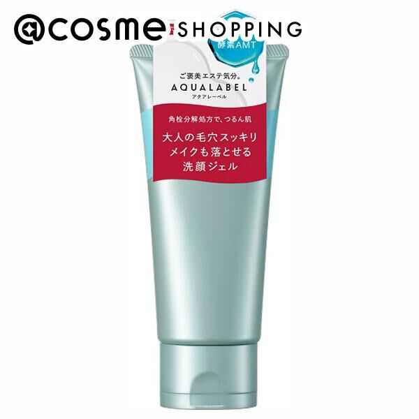 アクアレーベル「アクアレーベル エステ洗顔ジェル 本体/ハーバルローズの香り (130g)」|洗顔料|その他