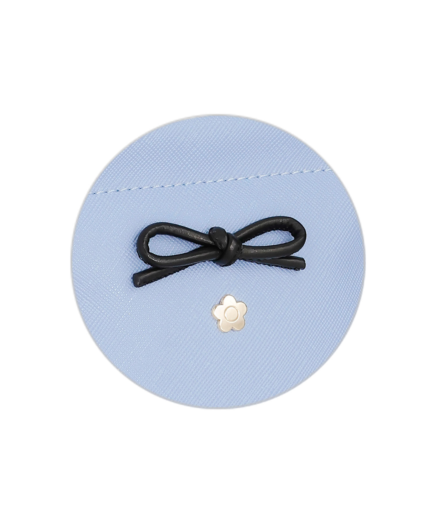 MARY QUANT「サフィアーノリボン バネクチポーチ」|ポーチ|