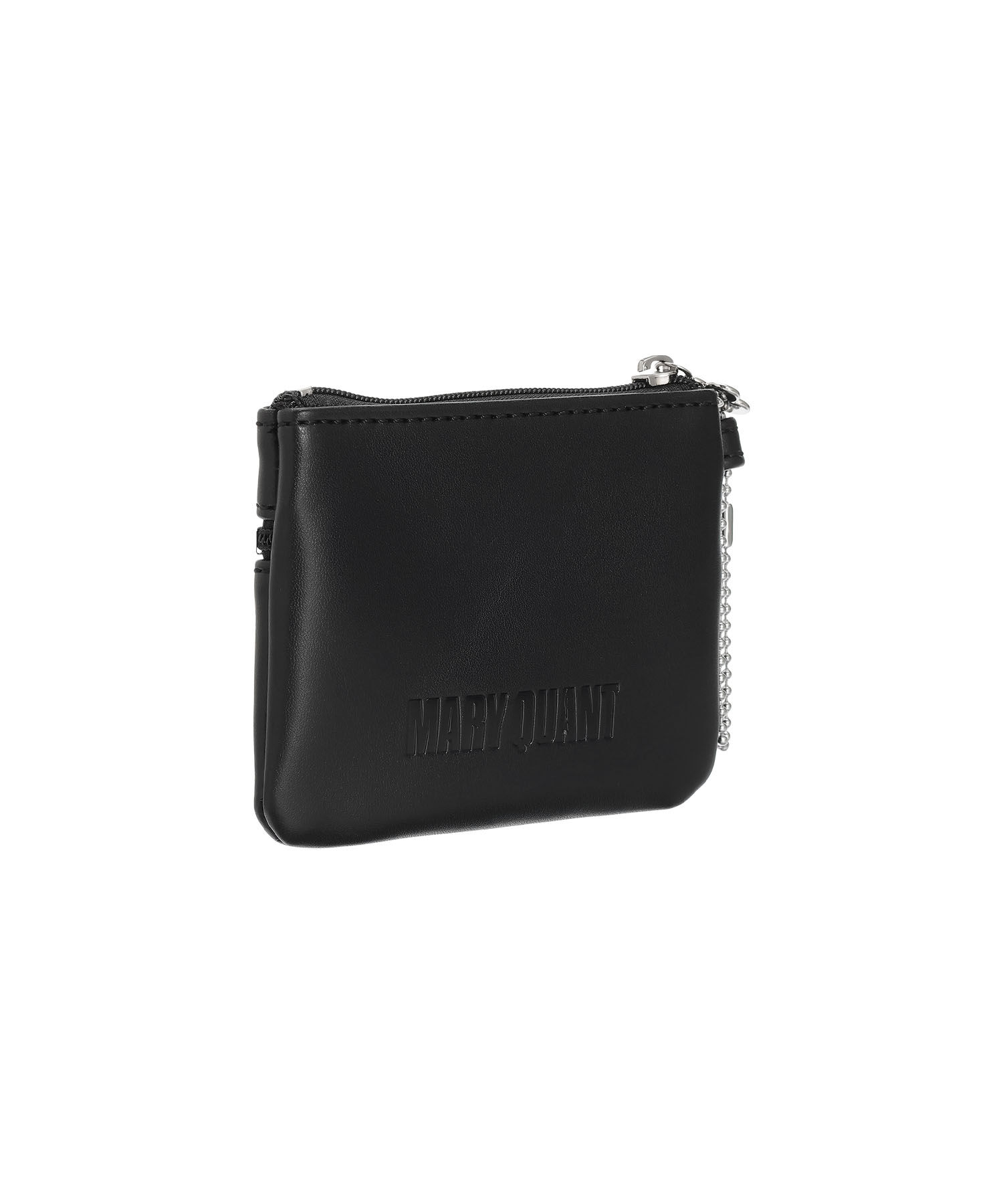 MARY QUANT「デイジーメタル 2ファスナーポーチミニミニ」|ポーチ|