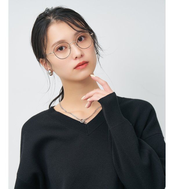  「Zoff MARW UNITED ARROWS マルゥ ユナイテッドアローズ メガネ | 伊達メガネ 度付き レンズ交換券付」|メガネ|薄ブラウン