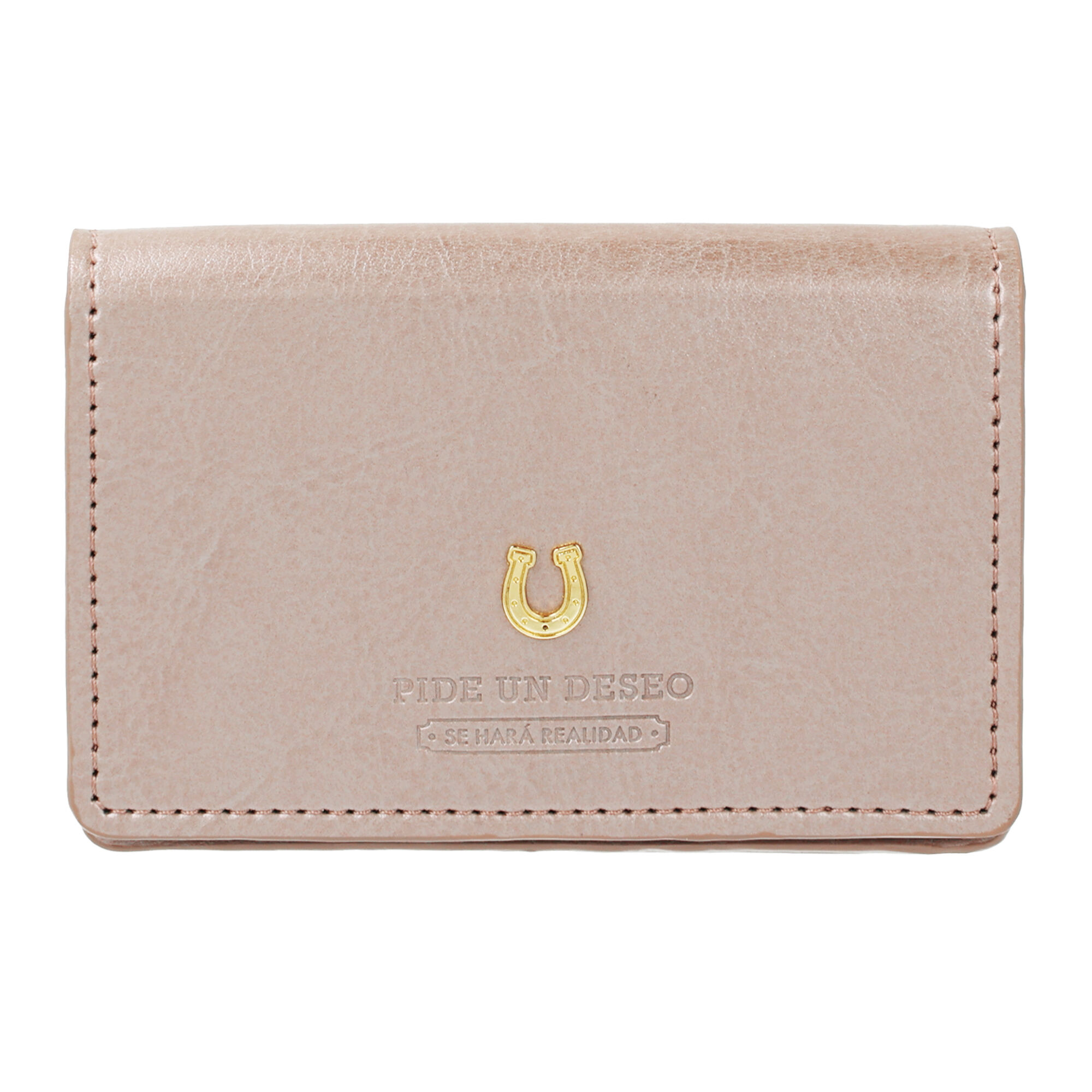 PEDIR「PEDIR ペディール ネブラスカ2 ネームカードケース」|名刺入れ・カードケース|シャンパンゴールド