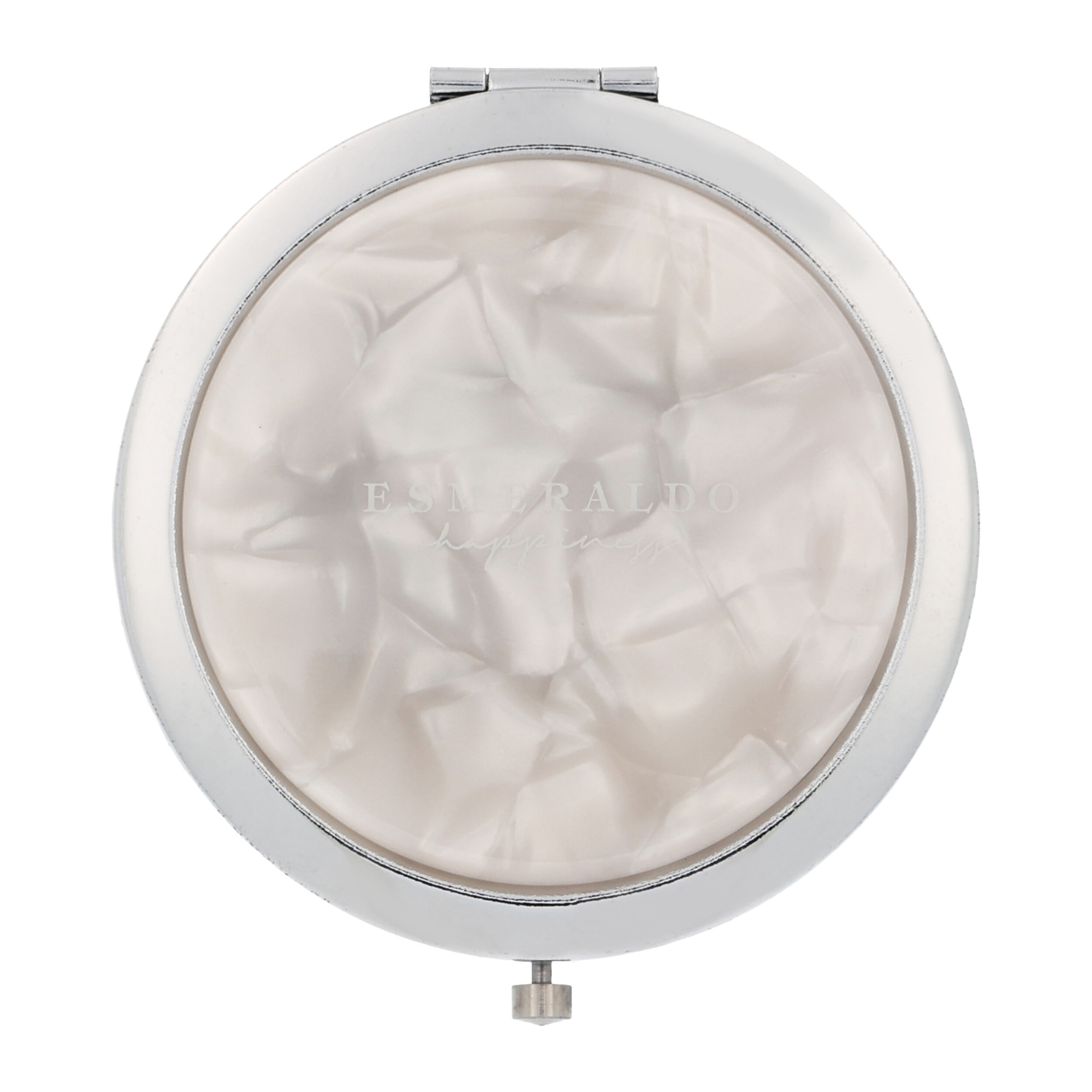  「ESMERALDO happiness エスメラルド・ハピネス コンパクトミラー」|ミラー|ホワイト