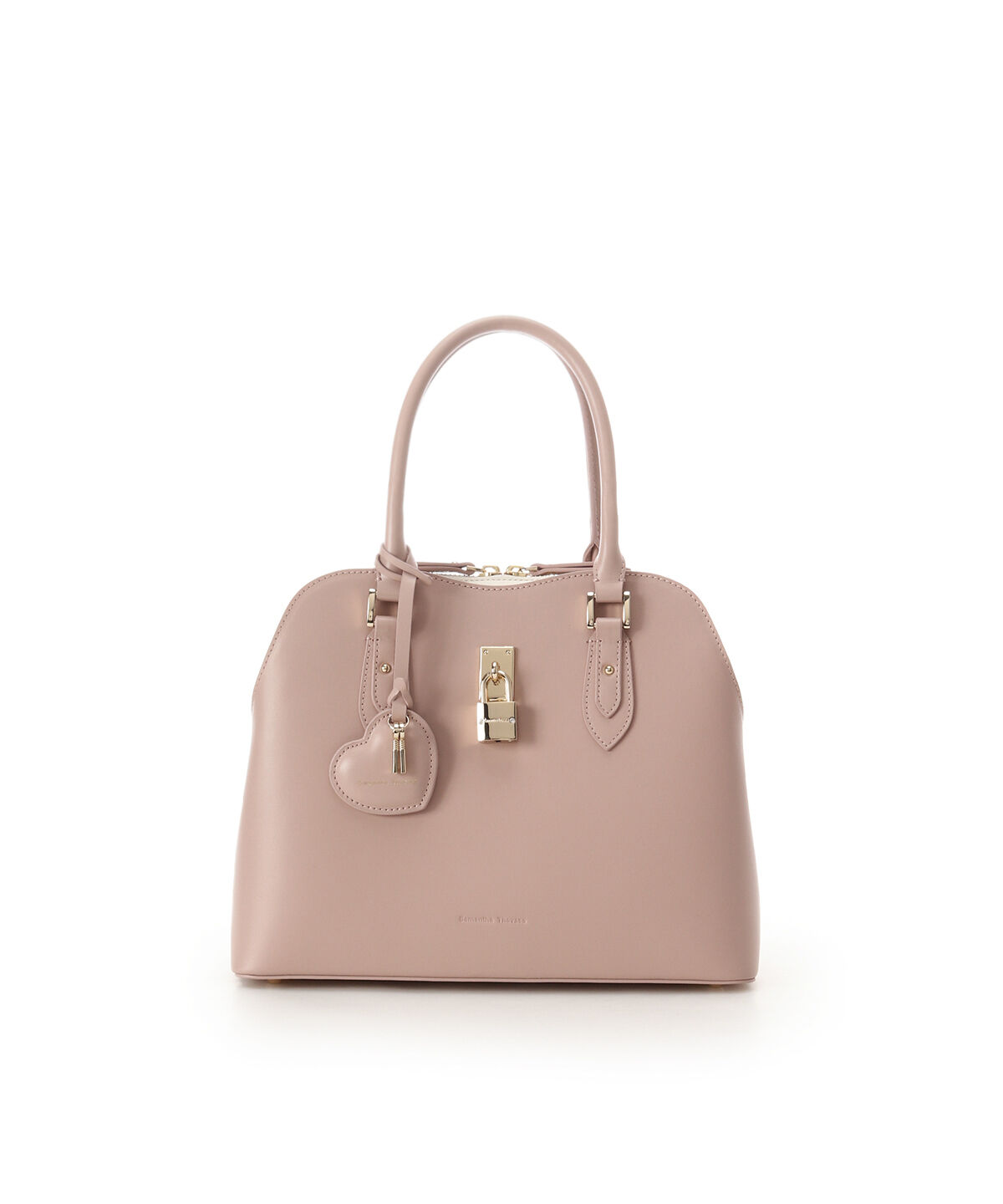 Samantha Thavasa「ハートモチーフレザーハンドバッグ 大サイズ」|ハンドバッグ|ﾋﾟﾝｸﾍﾞｰｼﾞｭ