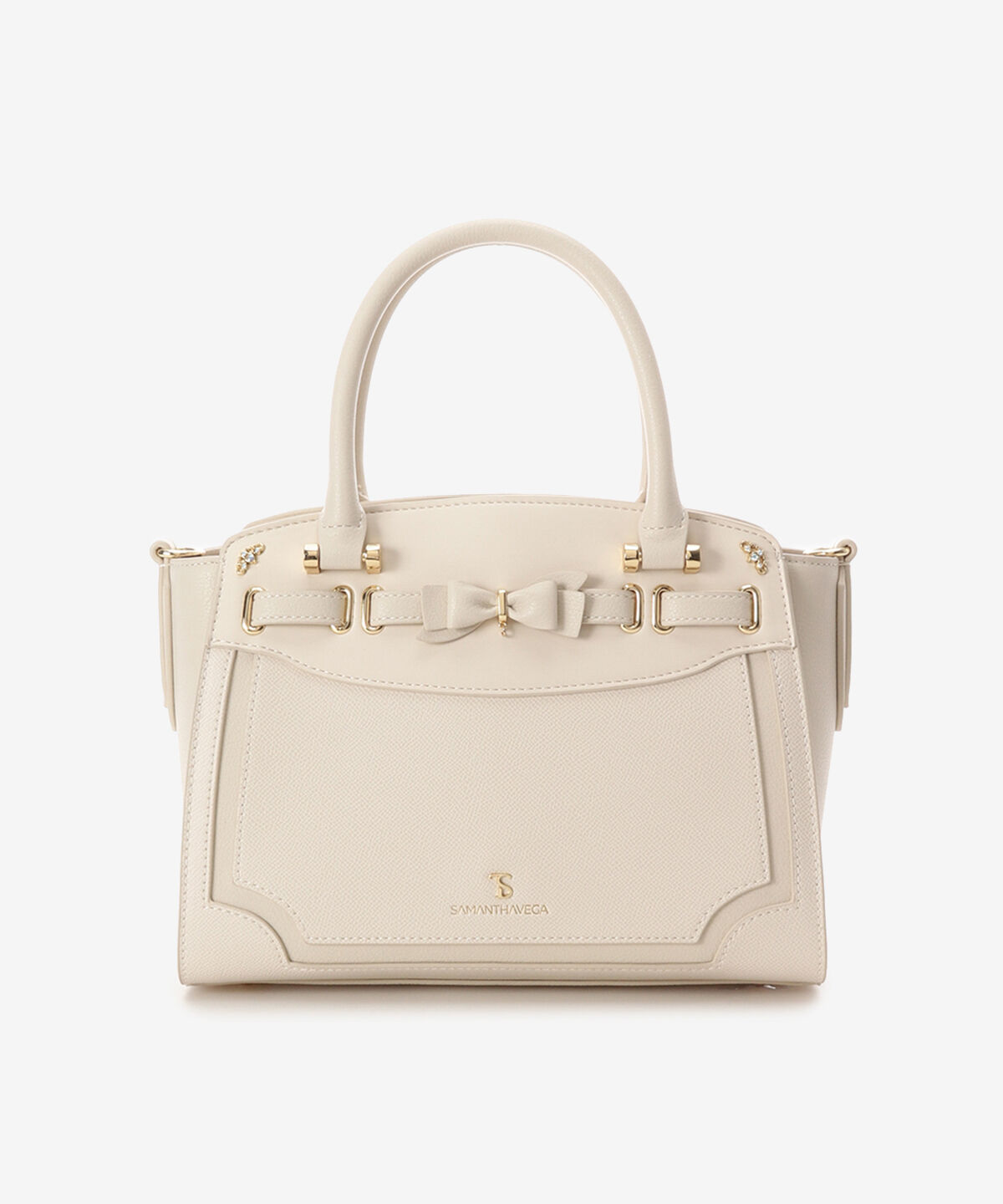 Samantha Vega「フロントリボンベルトハンドバッグ」|ハンドバッグ|