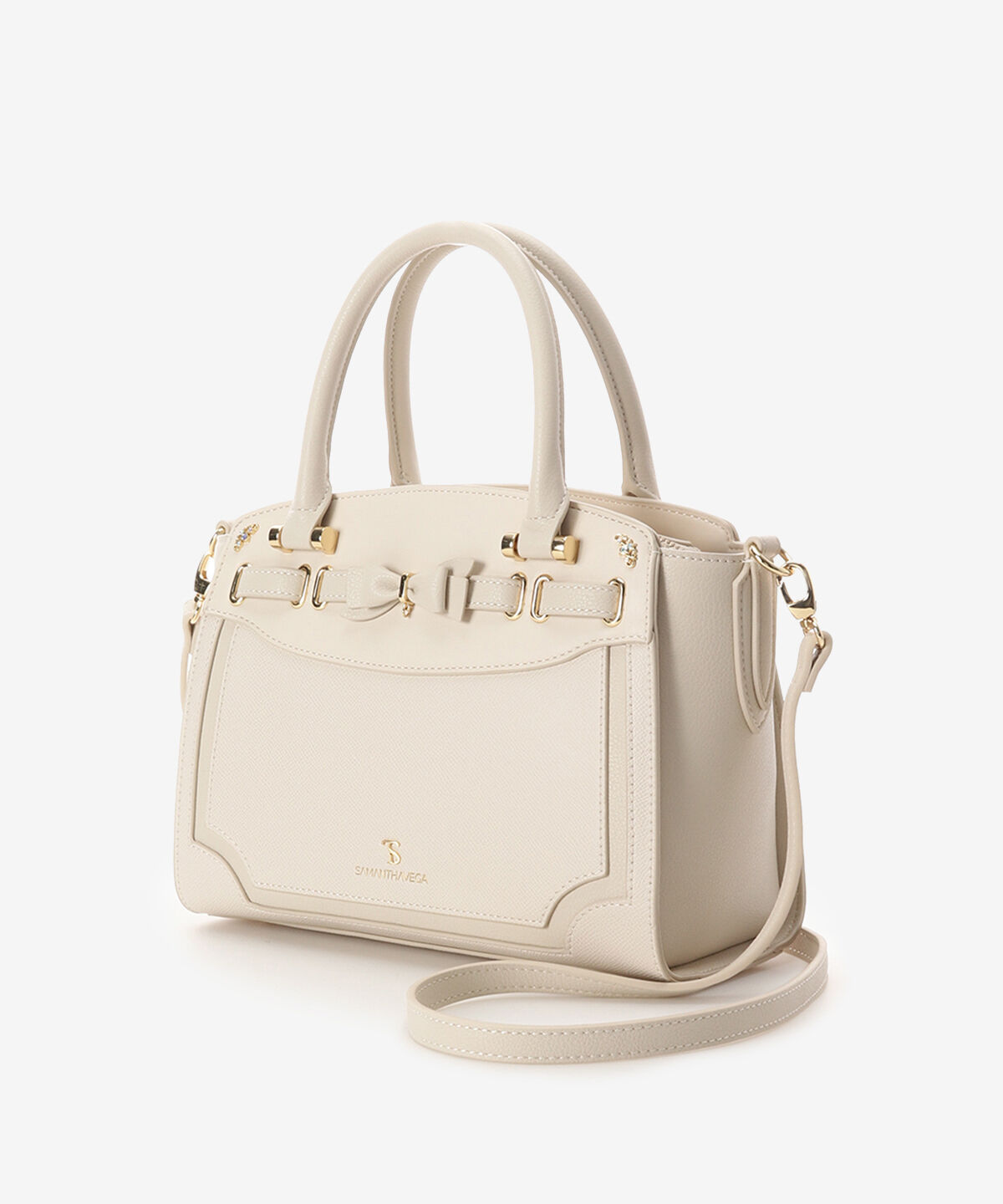 Samantha Vega「フロントリボンベルトハンドバッグ」|ハンドバッグ|