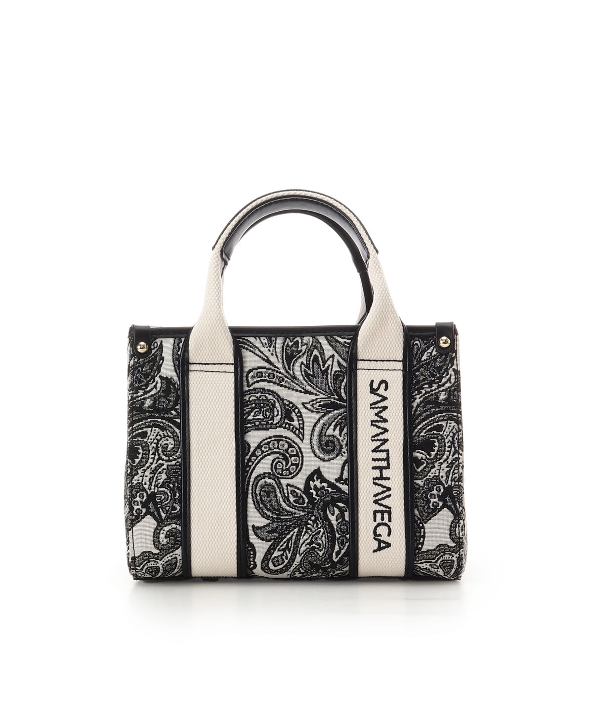 Samantha Vega「ロゴテープジャガード調トートバッグ（ミニ）」|ショルダー・メッセンジャー|