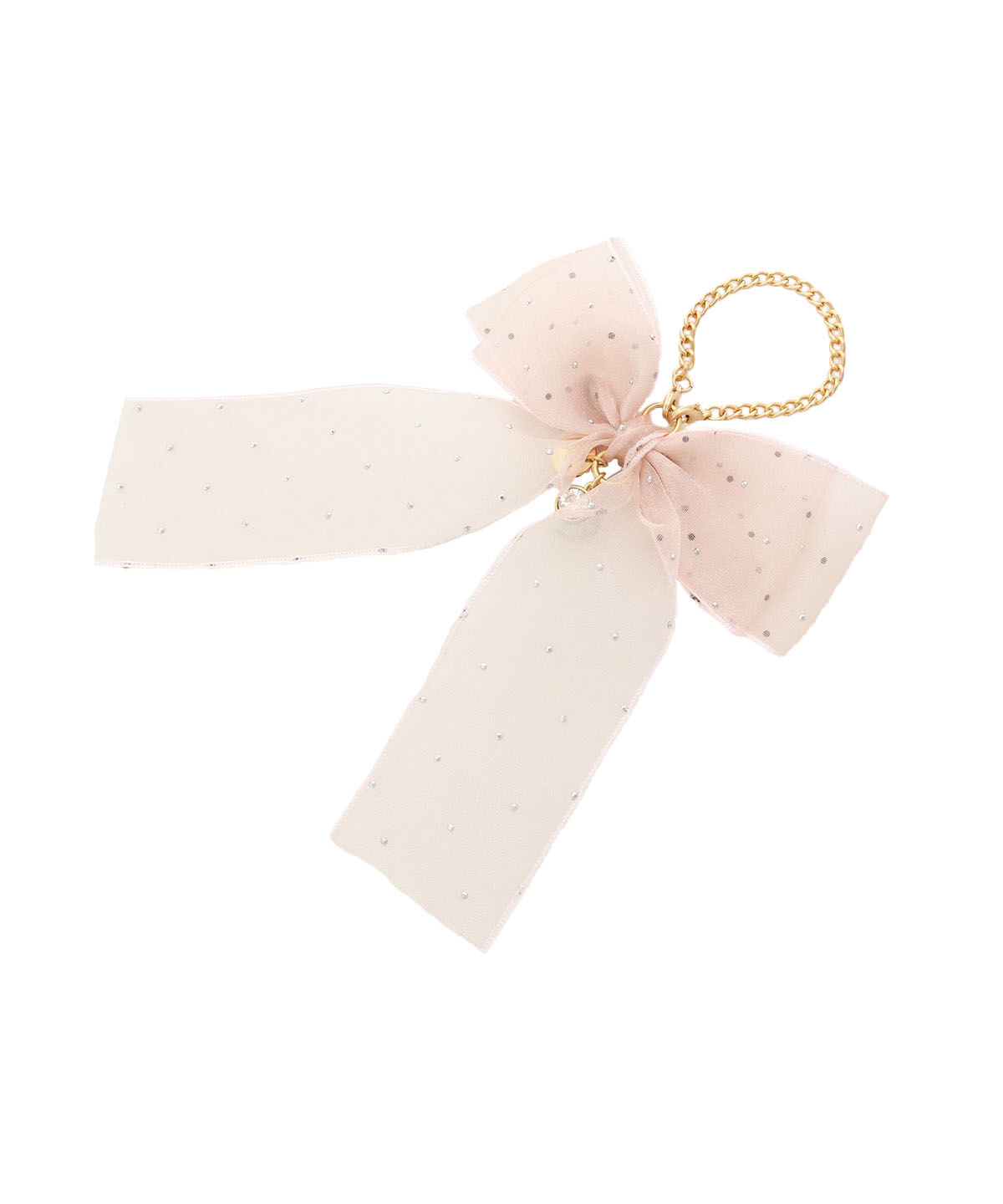 Samantha Vega「シフォンリボンバッグチャーム」|チャーム・キーホルダー|ピンク