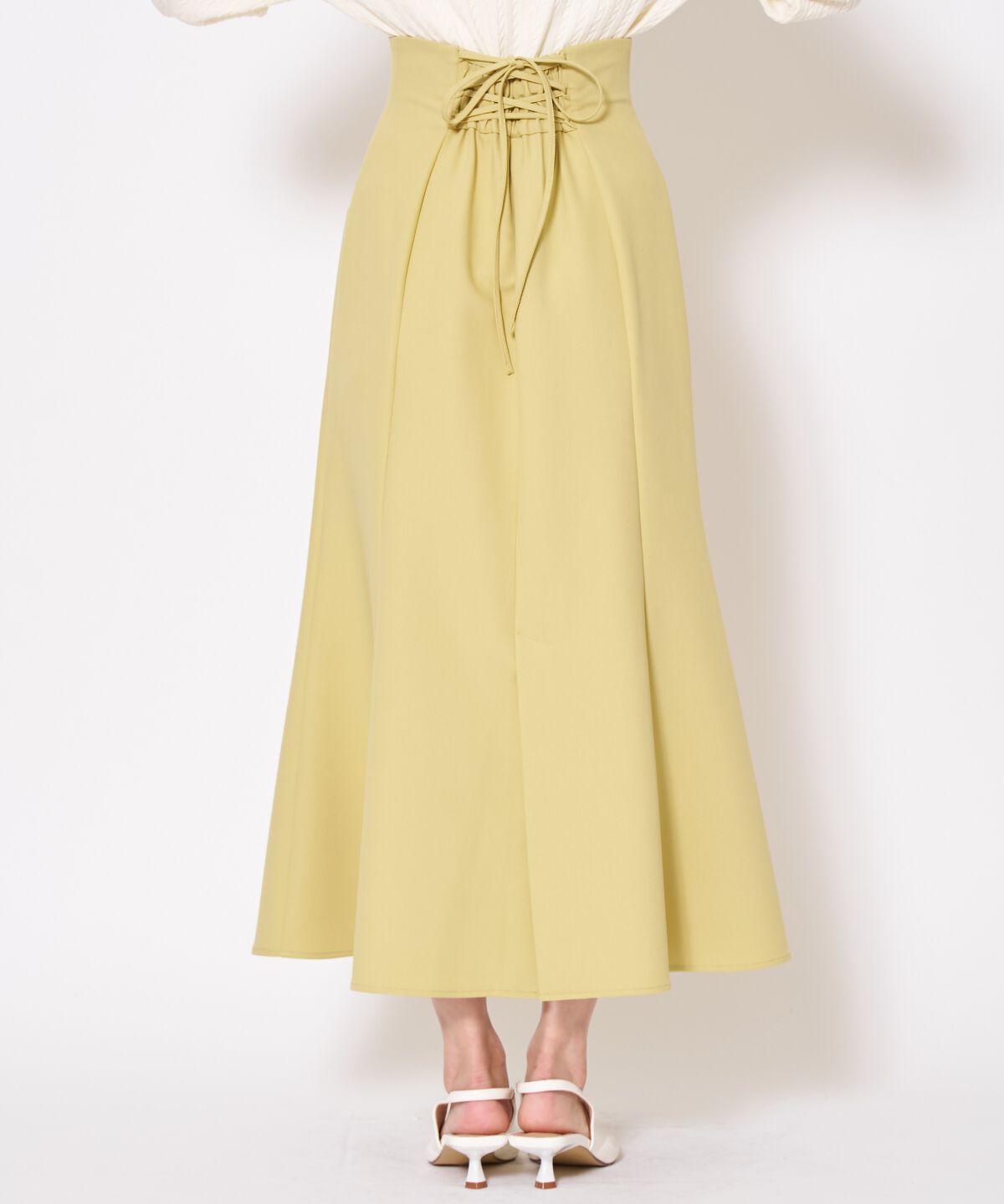 アンドクチュール「フロントZIPマーメイドスカート」|フレア|