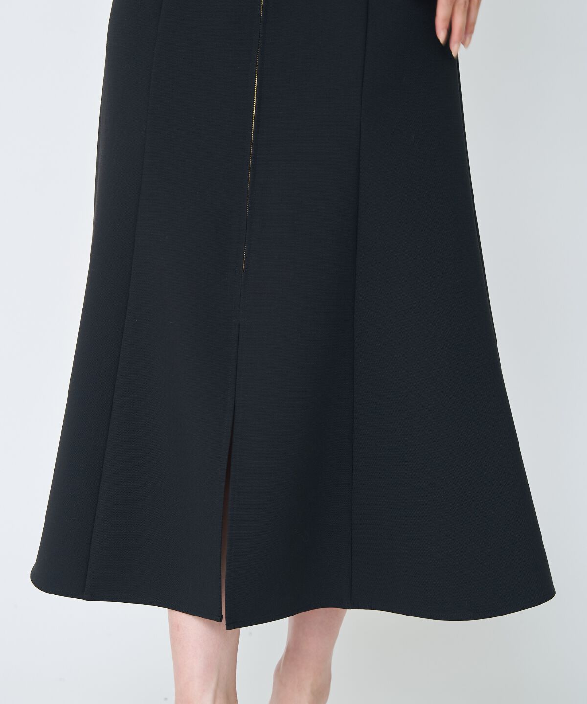 アンドクチュール「フロントZIPマーメイドスカート」|フレア|