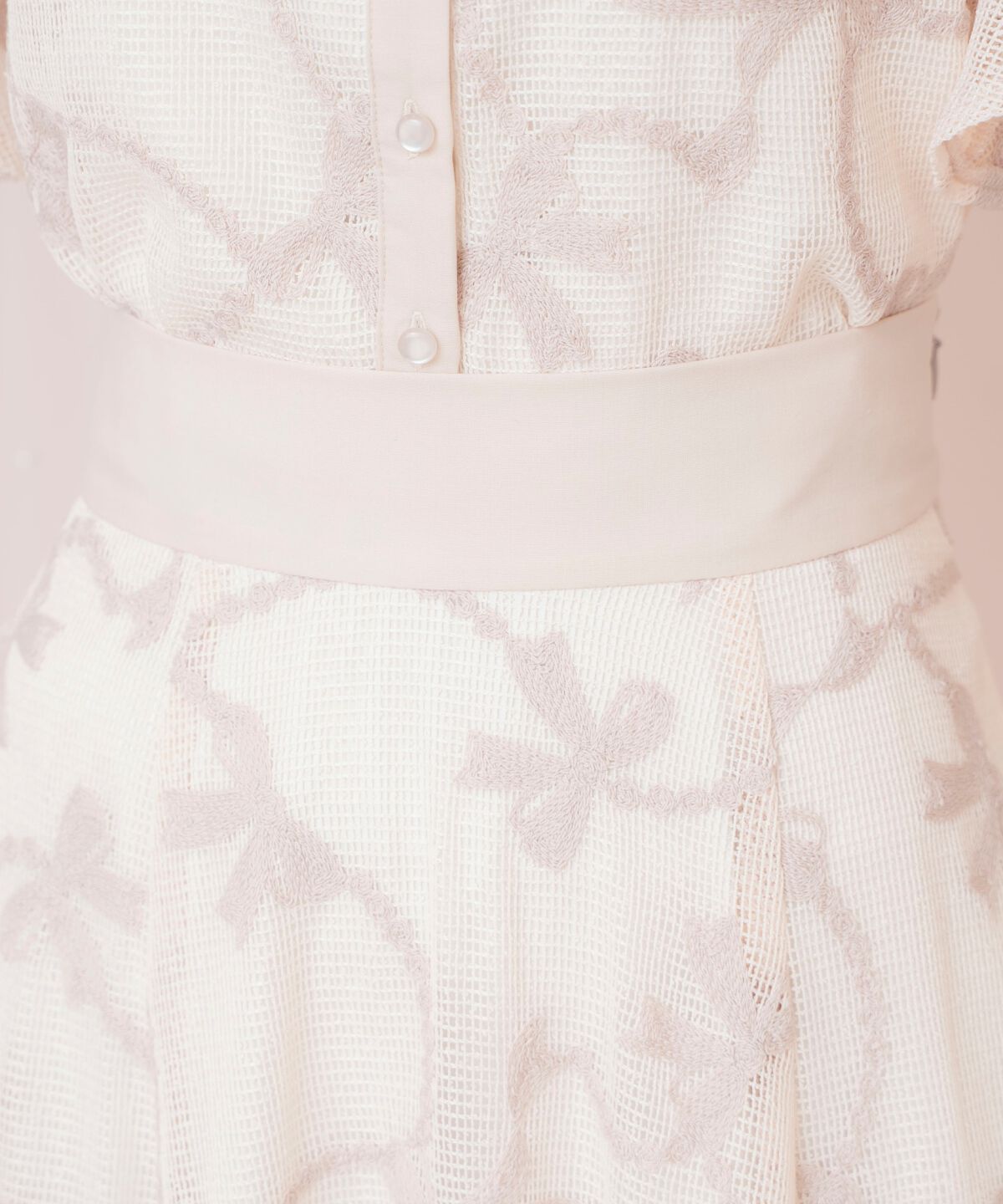 WILLSELECTION「リボンレーススカート」|フレア|