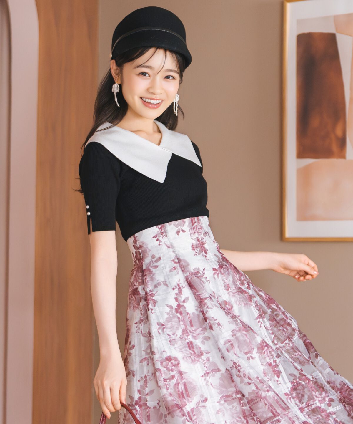 WILLSELECTION「アシメカラーリブニット」|ニット・セーター|