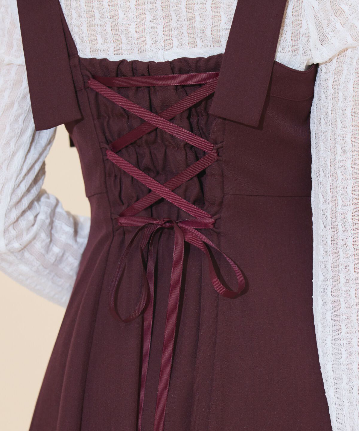 WILLSELECTION「ショルダーリボンフロントZIPワンピース」|ワンピース|