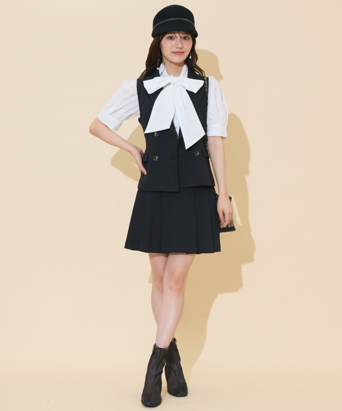 WILLSELECTION「ダブルボタンショートジレ」|その他|