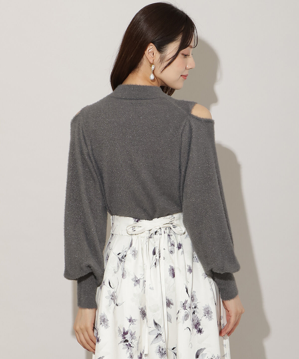 WILLSELECTION「ショルダースリットフェザープルオーバー」|ニット・セーター|