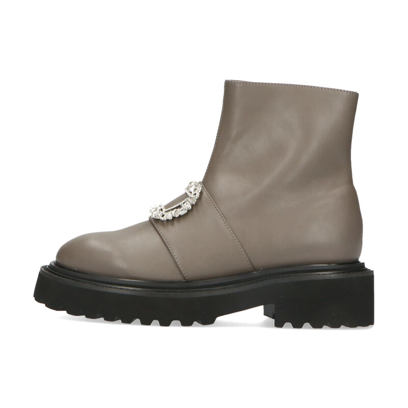 ORiental TRaffic「ビジューモチーフタンクソールブーツ/31432」|ショートブーツ|