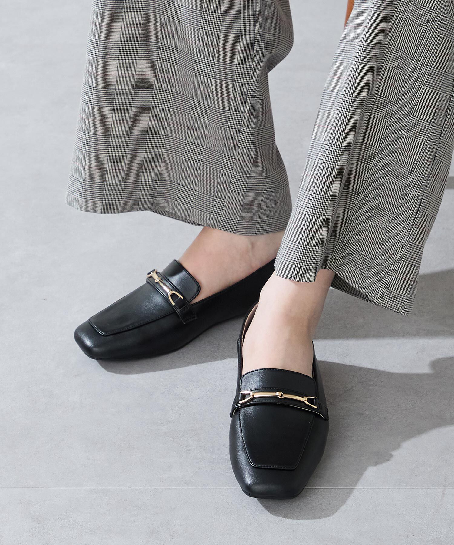 WA Oriental TRaffic「スクエアトゥモチーフバブーシュローファー/52308」|パンプス|