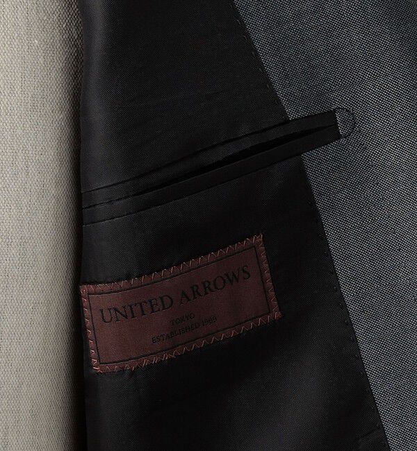 UNITED ARROWS「ウールモヘヤ シャンブレー 3ボタン スーツ S-MODEL」|スーツ|